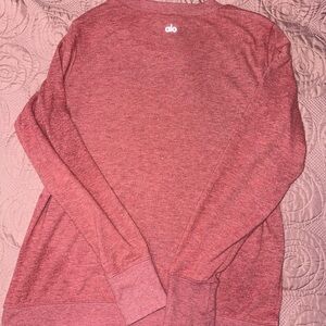 ALO Yoga pink long sleeve